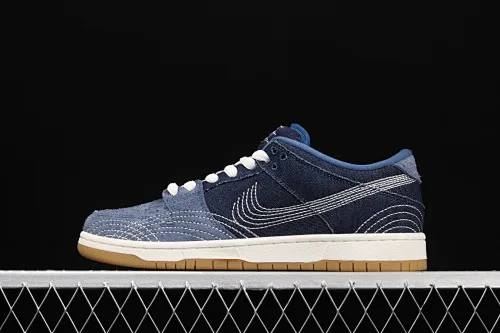 All Categories Nk SB Dunk Series Nk SB Dunk Low Low-top Sneakers J Version Nk SB Dunk Low Pro PRM "Denim Gum" Denim Denim CV0316-400